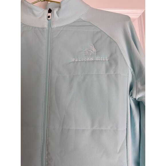 FootJot XS Hybrid Jacket Women Sky Green Pelican Hill NEW Golf Leisure - Picture 3 of 7